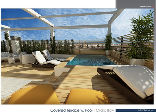 22 idee per realizzare una zona piscina in terrazzo (fotogallery ... Piscina sul terrazzo