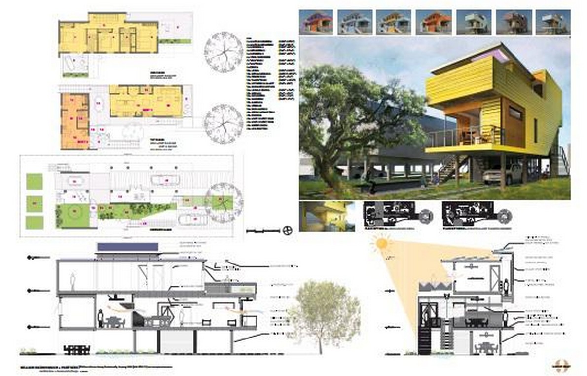 Ecco più di 20 progetti (gratuiti) per costruire case sostenibili di ... Progetto casa ecologica