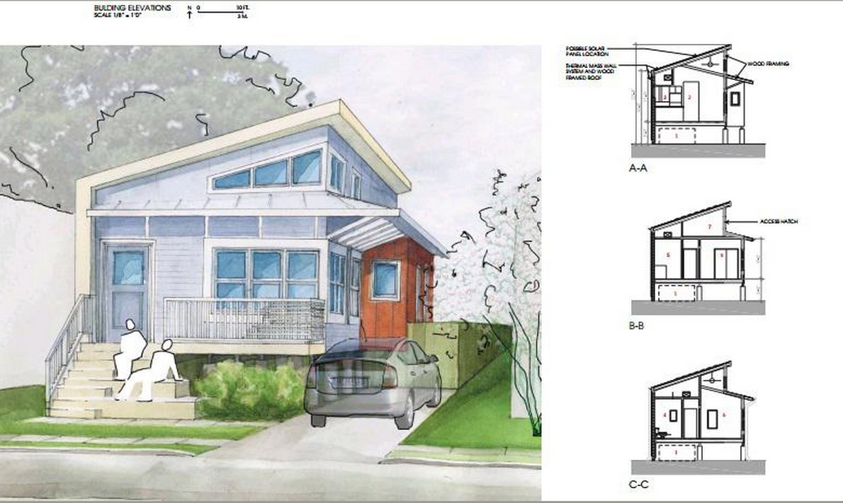 Ecco più di 20 progetti (gratuiti) per costruire case sostenibili di ... Progetto casa ecologica