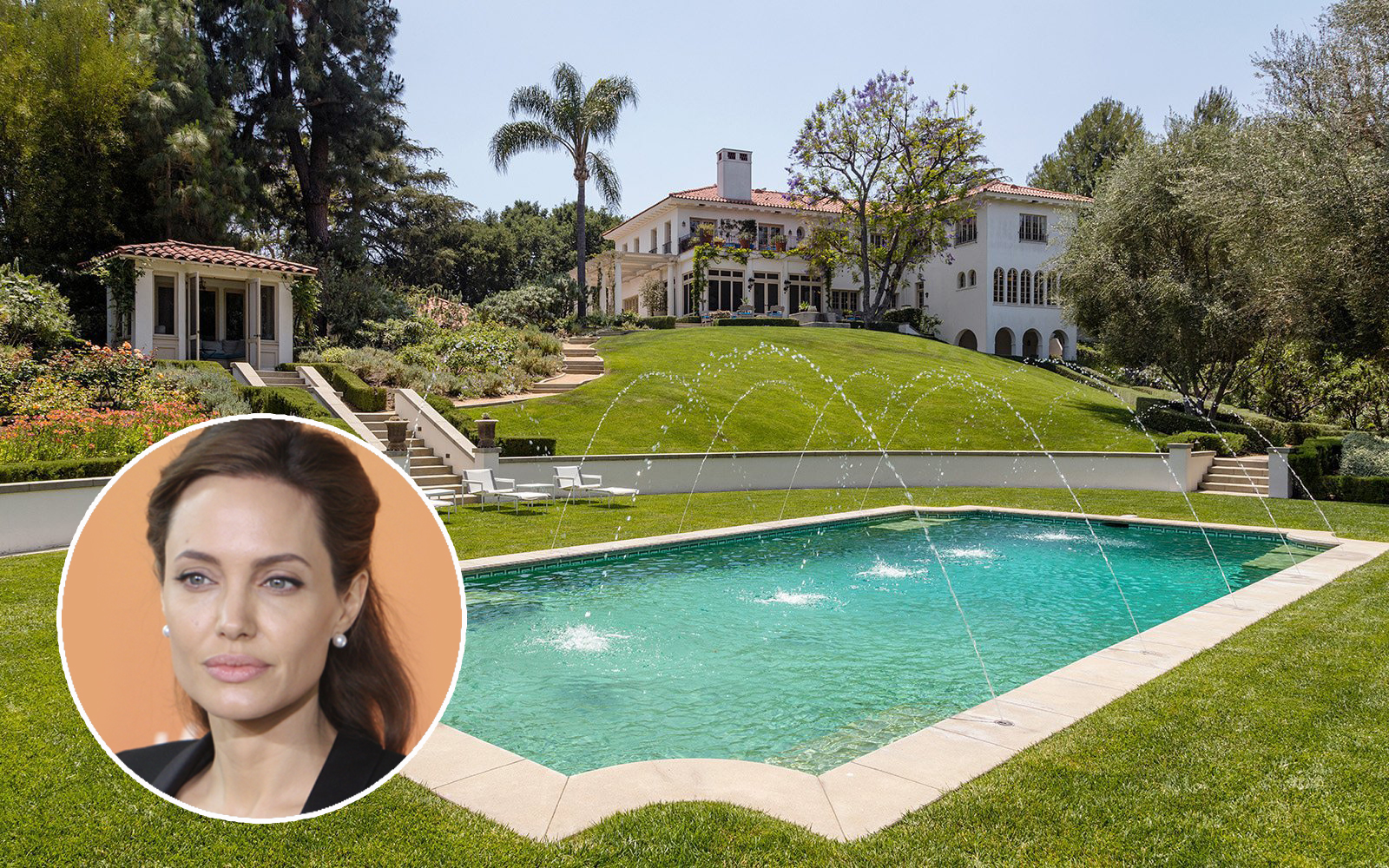 La casa di Angelina Jolie dopo il divorzio da Brad Pitt è l'antica dimora di uno dei padri di Hollywood