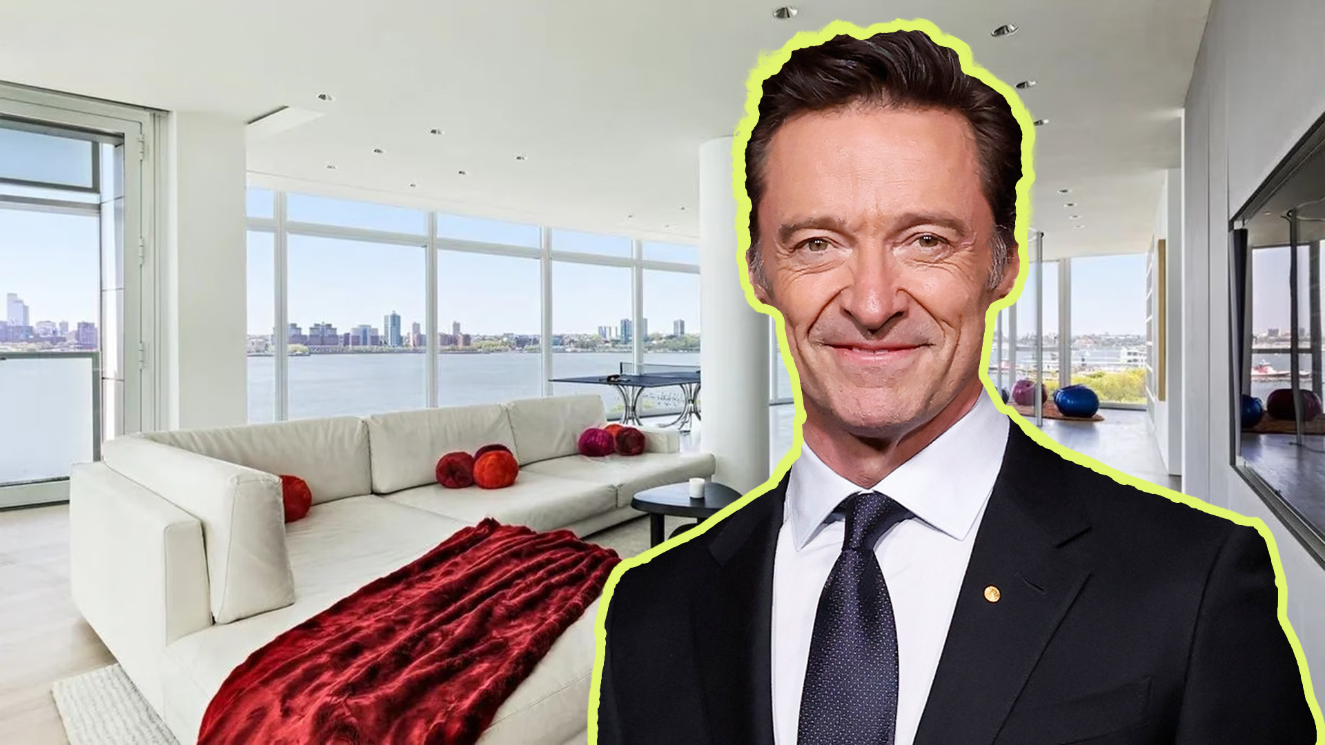 L'appartamento triplex di Hugh Jackman a New York