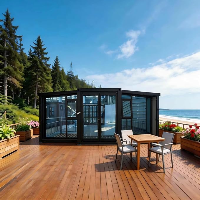 Casa prefabbricata di quasi 40 m2 con due camere da letto
