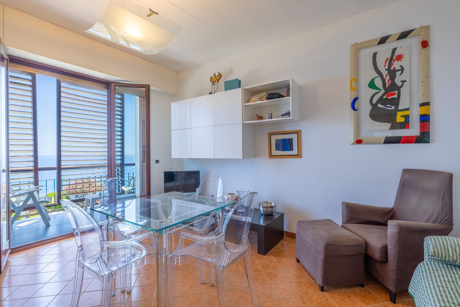 case al mare con aria condizionata