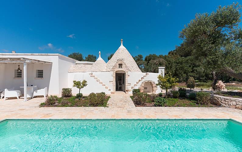 villa con piscina