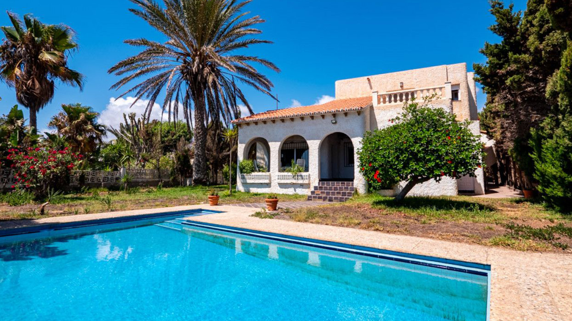 La villa de estilo mediterráneo a la venta en Mojácar (Almería)