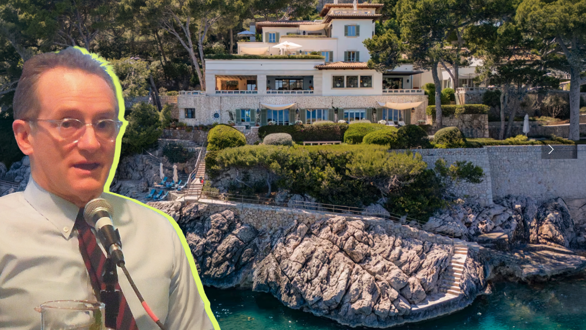 Howard Marks pone a la venta su villa frente al mar en Mallorca 