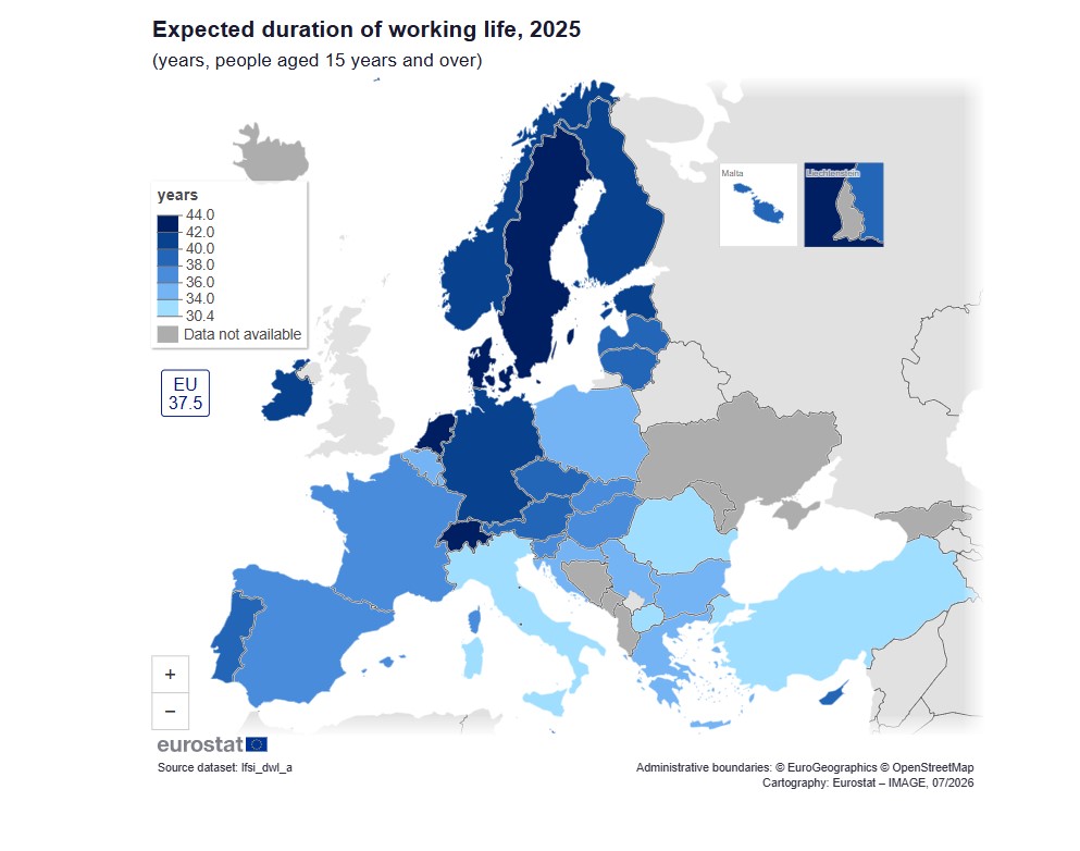 Mappa vita lavorativa