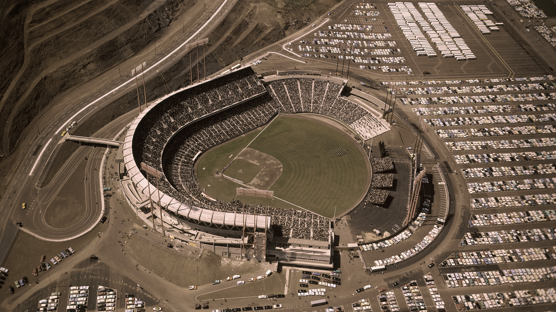L'ex stadio di baseball Candlestick Park (San Francisco, Usa)