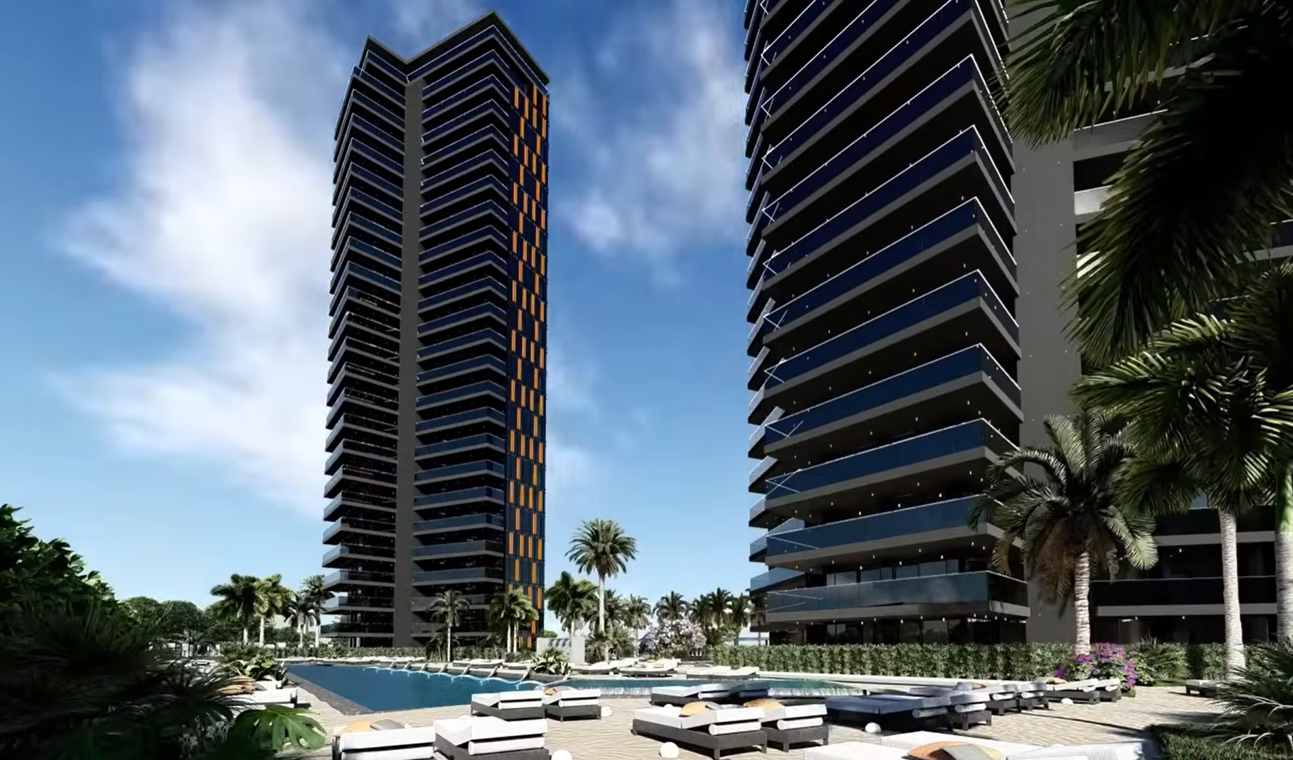 wave twin towers