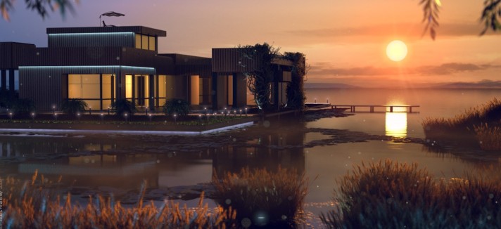 modern-house-on-a-lake