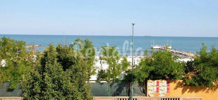 vista dal balcone della casa sul lido di Venezia