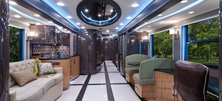 Una casa di lusso mobile da milionari