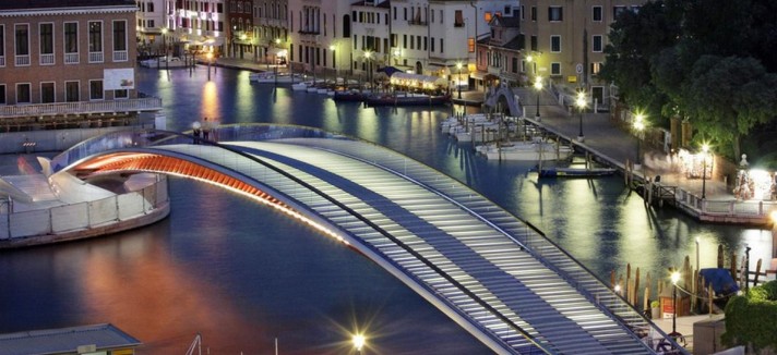Il discusso ponte di Calatrava a Venezia