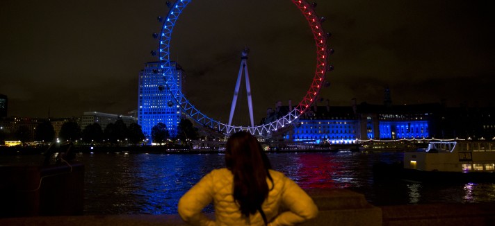 Il London Eye rende omaggio alla Francia