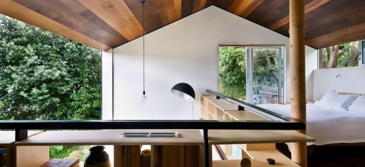 L'arredamento di design della casa su due livelli