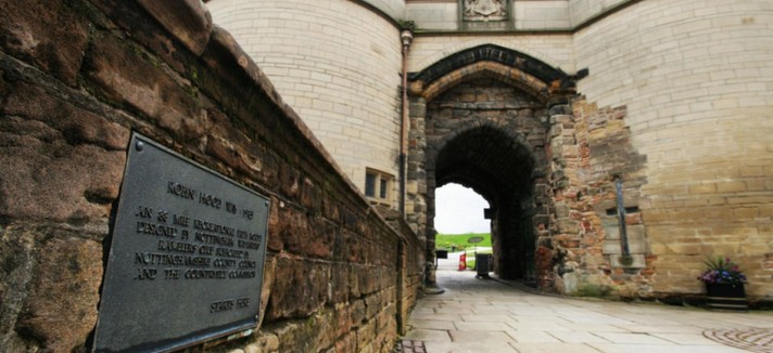 Il castello di Nottingham famoso per la leggenda di Robin Hood
