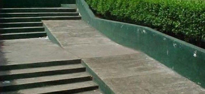 Rampa d'accesso realizzata male