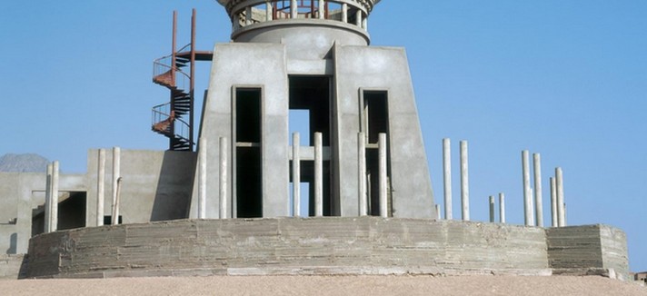 Resort nel deserto d'Egitto