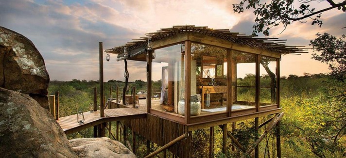 Resort nella riserva africana