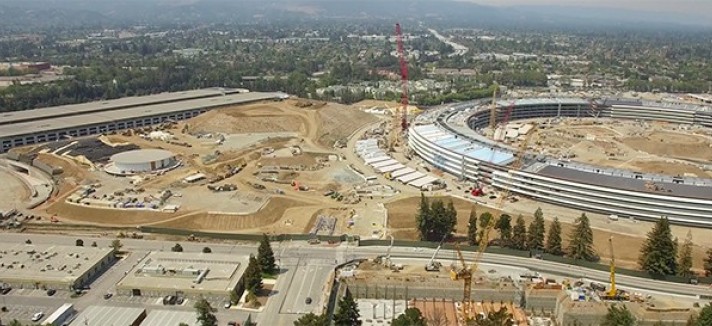 apple-campus-2-construction-drone-video-norman-foster-cupertino-designboom-05