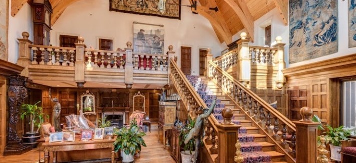 L'ingresso della casa è spettacolare