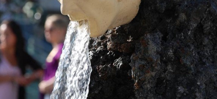 Vomiting Fountain Sculpture