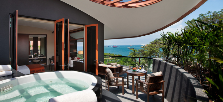 Un bagno con vista
