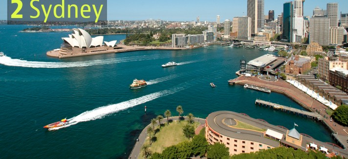 Unica città dell'Oceania in top ten