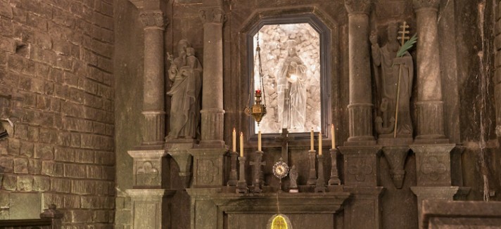 L'opera è stata costruita da minatori