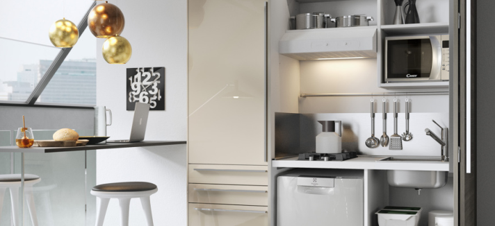 Cucina a scomparsa