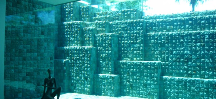 Un particolare della piscina