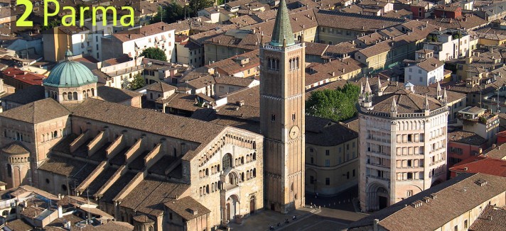 Parma occupa la seconda piazza