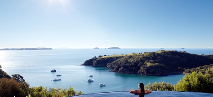 Delamore Lodge, Isola Waiheke, in Nuova Zelanda 