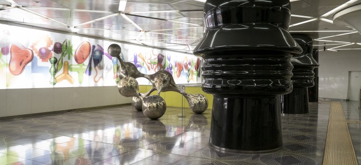 Opere della stazione Università