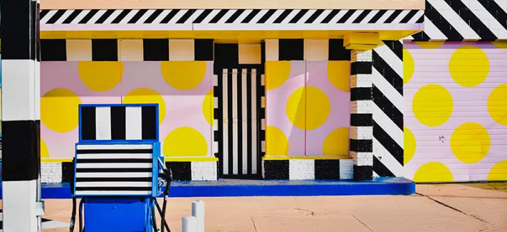 Un esempio di arte urbana modernista