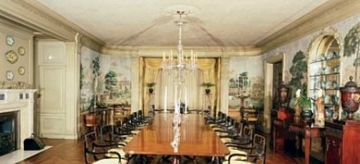 Il salone della villa