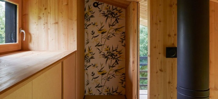 Mini casa in legno