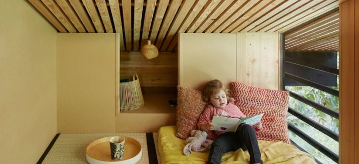 Mini casa in legno