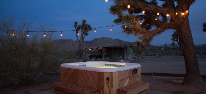 Un bagno sotto le stelle