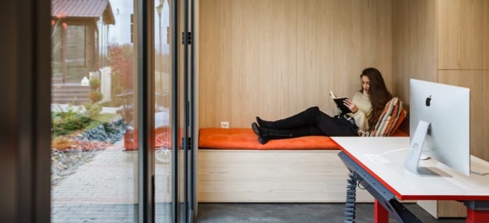 C'è anche uno spazio relax
