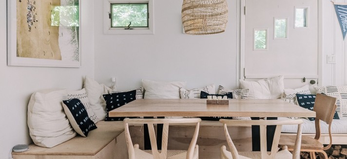Design nordico con elementi naturali