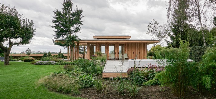 La casa ha una superficie di 54 m2