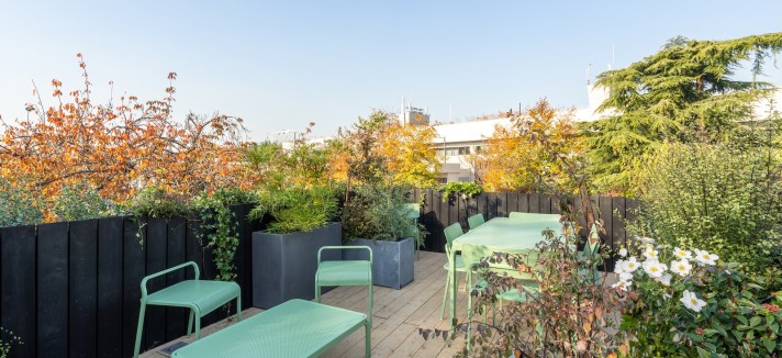 Un giardino per godere dell'aria aperta