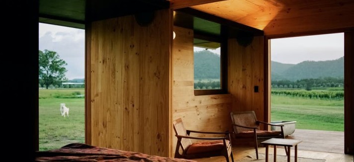 Il salone e la camera da letto di Dimensions X