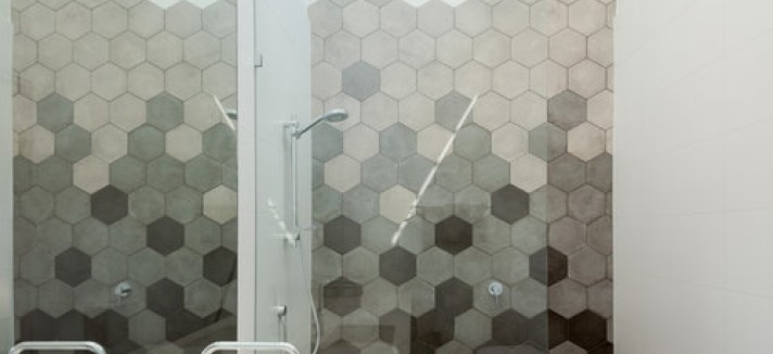 Un dettaglio del bagno Alphington