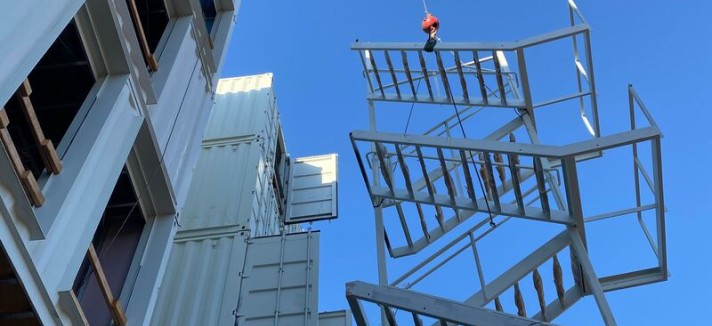 L'edificio fatto con container più alto degli Usa