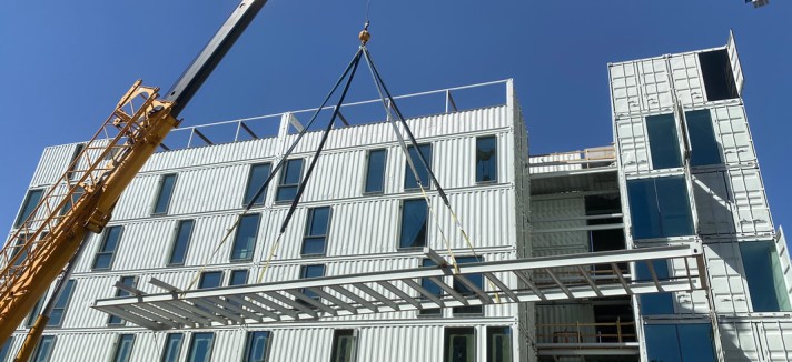 L'edificio fatto con container più alto degli Usa