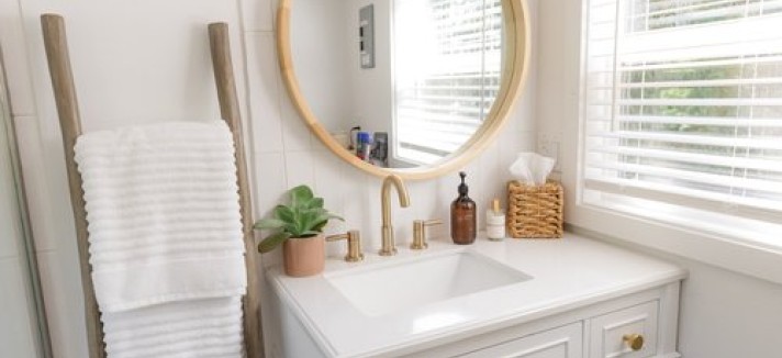 Un dettaglio del bagno di Handcrafted Hideaway