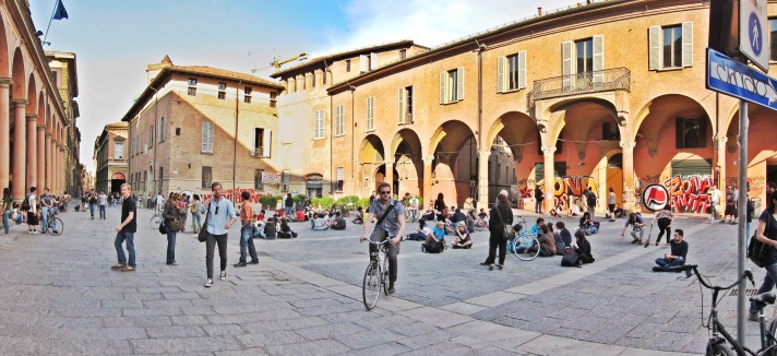 Student areas in Bologna