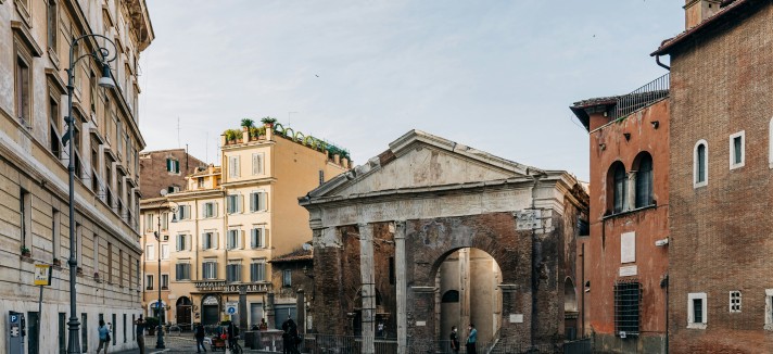 Portico d’Ottavia a Roma